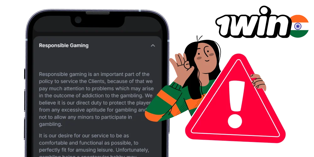 1Win App India responsible gaming guidelines for safe betting